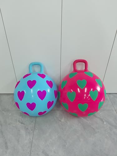 INPODAK 15Zoll 38cm Hüpfbälle (‎Blau+Rot) von INPODAK