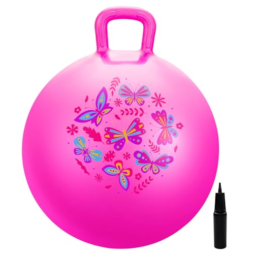 INPODAK Hüpfball für Kinder, 18 Zoll 45cm Springball mit Griff,Hüpf bäll ab 3 4 5 6 Jahre,Hüpfball für Mädchen & Jungen ab 3 Jahre,Innenbereich Außenbereich springende Bälle INPODAK Hüpfball für Kinder, 18 Zoll 45cm Springball mit Griff,Hüpf bäll ab 3 4 5 6 Jahre,Hüpfball für Mädchen & Jungen ab 3 Jahre,Innenbereich Außenbereich springende Bälle von INPODAK