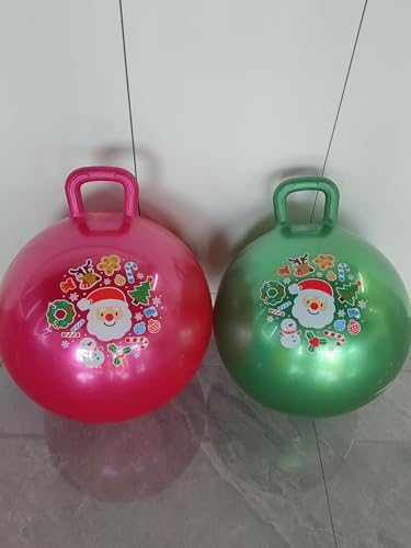 INPODAK Weihnachten Hüpfbälle (Grün+Rot) von INPODAK