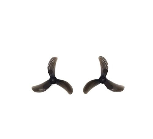 INSOGZRAF Universal 1608 40mm 3-Blatt PC Propeller 1mm 1,5mm for Mit FPV 1S(1.5mm Black 1608) von INSOGZRAF