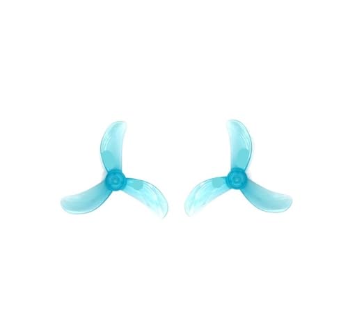 INSOGZRAF Universal 1608 40mm 3-Blatt PC Propeller 1mm 1,5mm for Mit FPV 1S(1.5mm Blue 1608) von INSOGZRAF