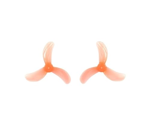 INSOGZRAF Universal 1608 40mm 3-Blatt PC Propeller 1mm 1,5mm for Mit FPV 1S(1.5mm pink 1608) von INSOGZRAF