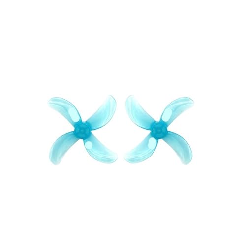 INSOGZRAF Universal 1608 40mm 3-Blatt PC Propeller 1mm 1,5mm for Mit FPV 1S(1609 1.5mm Blue) von INSOGZRAF