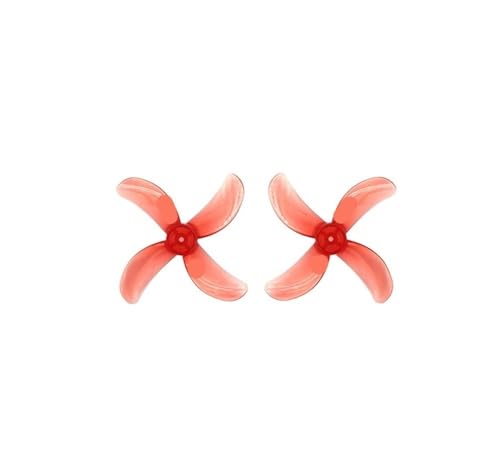 INSOGZRAF Universal 1608 40mm 3-Blatt PC Propeller 1mm 1,5mm for Mit FPV 1S(1609 1MM Red) von INSOGZRAF