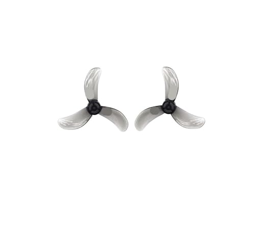 INSOGZRAF Universal 1608 40mm 3-Blatt PC Propeller 1mm 1,5mm for Mit FPV 1S(1mm Gray 1608) von INSOGZRAF