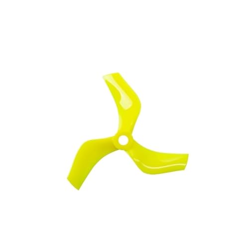 INSOGZRAF Universal D75 75mm 3-Zoll-3-Blatt-PC-Propeller mit Kanal, for UAV 1408 1507(2Pairs Yellow) von INSOGZRAF