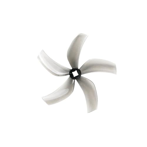 INSOGZRAF Universal-Drohnenpropeller, 90 mm, fünfblättrig, for FPV-3,5-Zoll-Teile(2pairs D90-5 Gray) von INSOGZRAF