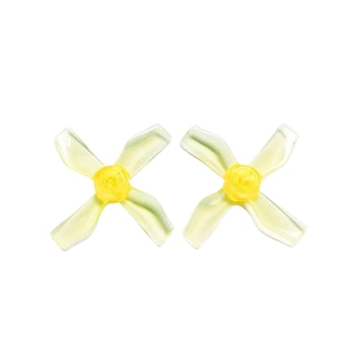 INSOGZRAF Universal-Drohnenpropeller 1220 31 mm 0,8 mm/1 mm Loch 4-teilig PC CW CCW for 0703-1103 Motor FPV Micro Drone(8Pairs Yellow 1mm) von INSOGZRAF