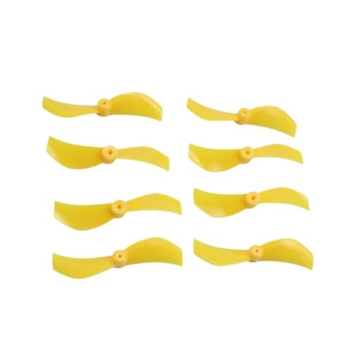 INSOGZRAF Universal-Drohnenpropeller 1610 40 mm 2-teilig 1 mm 1,5 mm for RC FPV(Yellow 1610 8Pcs 1mm) von INSOGZRAF