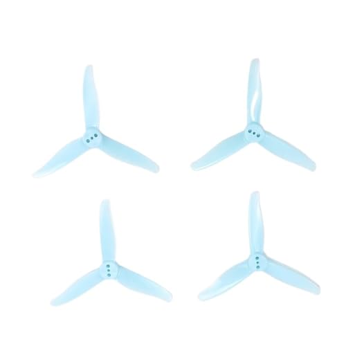 INSOGZRAF Universal-Drohnenpropeller 3016 1,5 m, 2 mm Loch, 3 Zoll, 3-teilig, CW CCW FPV for 3 Zoll FPV(Blue 3016 1.5MM) von INSOGZRAF