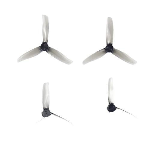INSOGZRAF Universal-Drohnenpropeller 3016 1,5 m, 2 mm Loch, 3 Zoll, 3-teilig, CW CCW FPV for 3 Zoll FPV(Gray 3016 1.5MM) von INSOGZRAF