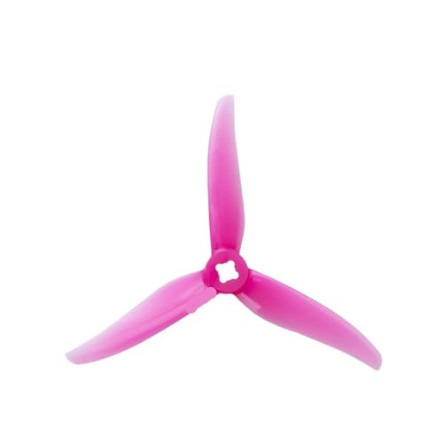 INSOGZRAF Universal-Drohnenpropeller 4023 1,5 mm 2 mm 4 Zoll 3-Blatt/3-Blatt CW CCW for T-Motor FPV(2 Pairs 2mm Pink) von INSOGZRAF