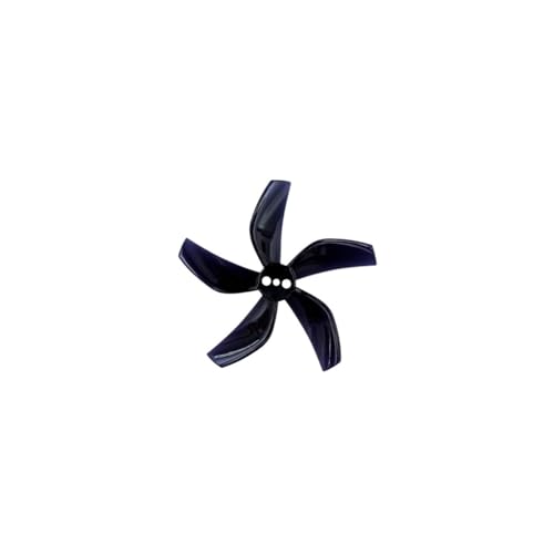 INSOGZRAF Universal-Drohnenpropeller D51 2020 2x2x5 2 Zoll 50,3 mm 5-Blatt PC 1,5 mm for RC FPV(Clear Yellow) von INSOGZRAF