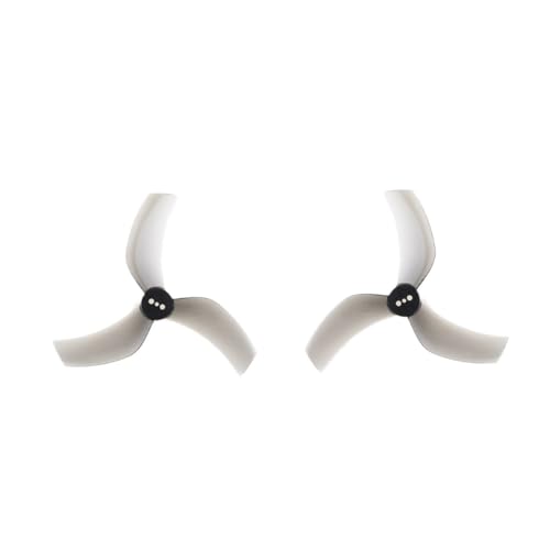INSOGZRAF Universal-Drohnenpropeller D90S 3-Blatt for mit 2 MM M5/3-Loch 3,5 Zoll FPV 8 Paare(3 Hole Gray) von INSOGZRAF