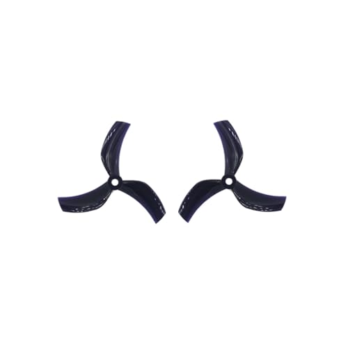 INSOGZRAF Universal-Drohnenpropeller D90S 3-Blatt for mit 2 MM M5/3-Loch 3,5 Zoll FPV 8 Paare(M5 Black) von INSOGZRAF