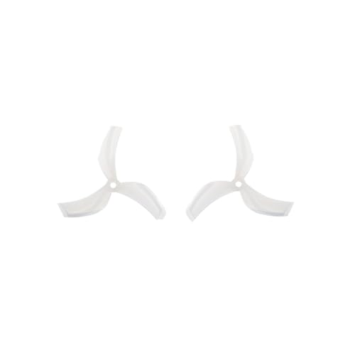 INSOGZRAF Universal-Drohnenpropeller D90S 3-Blatt for mit 2 MM M5/3-Loch 3,5 Zoll FPV 8 Paare(M5 White) von INSOGZRAF