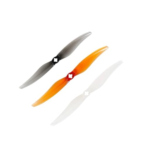 INSOGZRAF Universal-Drohnenpropeller LR6026 6 Zoll 2-teiliger PC for RC FPV Freestyle Long Range Drone(4 Pairs Gray 1.5mm) von INSOGZRAF