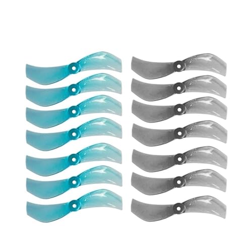 INSOGZRAF Universal-Drohnenpropeller for 1610 Dual-Laufrad-PC-Propeller 1 mm 1,5 mm(12Pair 1.0mm Grey) von INSOGZRAF