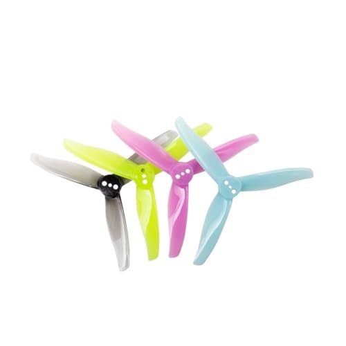 INSOGZRAF Universal-Drohnenpropeller for 3016, 1,5 m, 2 mm Loch, 3 Zoll, 3-teilig, CW CCW(2mm Blue) von INSOGZRAF