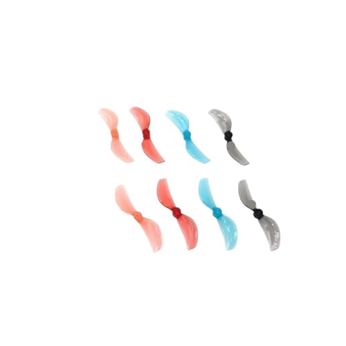 INSOGZRAF Universal-Drohnenpropeller for PC-Propeller mit 45 mm Doppellaufrad, T-Typ-Schnittstelle, 1 mm, 1,5 mm(45-2 Gray 1.5mm) von INSOGZRAF