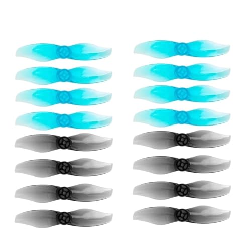 INSOGZRAF Universal-Drohnenpropeller for mit 2 x 1,5 Dual-Laufrad-PC-Propeller 1,0 mm/1,5 mm(12 Pair 1.5mm Grey) von INSOGZRAF
