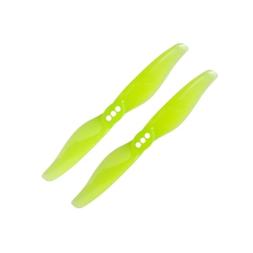 INSOGZRAF Universal-Drohnenpropeller for mit 3018 3 Zoll Doppellaufrad 1,5 mm/2,0 mm Loch T-Typ Halterung RC FPV(1.5mm Yellow) von INSOGZRAF