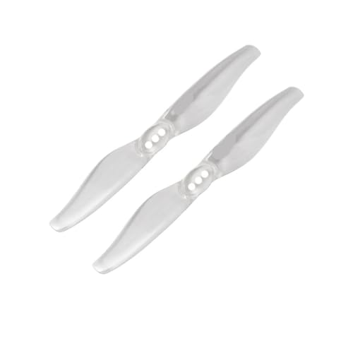 INSOGZRAF Universal-Drohnenpropeller for mit 3018 3 Zoll Doppellaufrad 1,5 mm/2,0 mm Loch T-Typ Halterung RC FPV(2mm Transparent) von INSOGZRAF