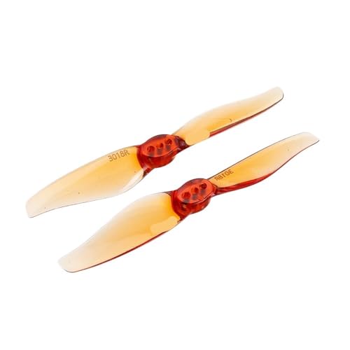 INSOGZRAF Universal-Drohnenpropeller for mit 3018 3 Zoll Doppellaufrad 1,5 mm/2,0 mm Loch T-Typ Halterung RC FPV(2mm Whiskey) von INSOGZRAF