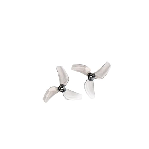 INSOGZRAF Universal Drone 1219S Propeller 3 stück Requisiten 8 Teile/Beutel for Mit 1,2 Zoll Micro FPV 0,8mm/1mm Loch(Black 2 Bags) von INSOGZRAF