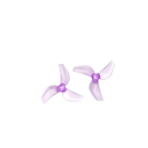 INSOGZRAF Universal Drone 1219S Propeller 3 stück Requisiten 8 Teile/Beutel for Mit 1,2 Zoll Micro FPV 0,8mm/1mm Loch(Purple 2 Bags) von INSOGZRAF