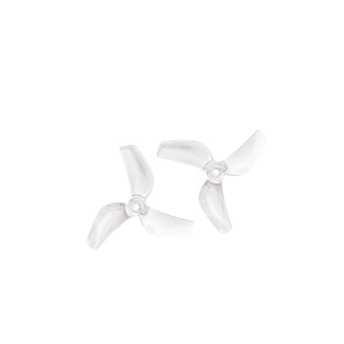 INSOGZRAF Universal Drone 1219S Propeller 3 stück Requisiten 8 Teile/Beutel for Mit 1,2 Zoll Micro FPV 0,8mm/1mm Loch(Transparent 2 Bags) von INSOGZRAF