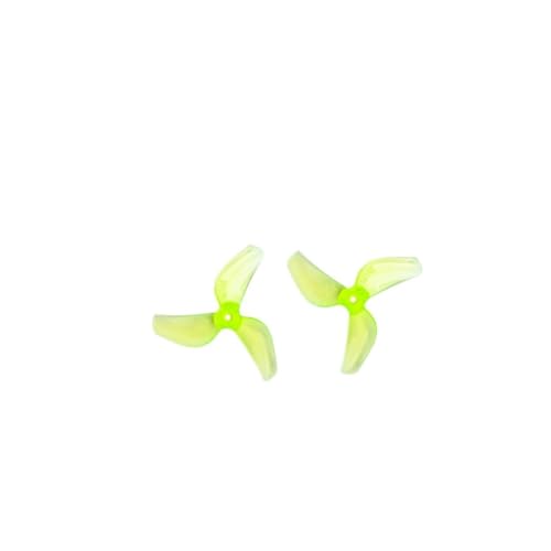 INSOGZRAF Universal Drone 1219S Propeller 3 stück Requisiten 8 Teile/Beutel for Mit 1,2 Zoll Micro FPV 0,8mm/1mm Loch(Yellow 2 Bags) von INSOGZRAF