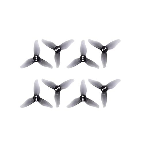 INSOGZRAF Universal Drone 2023 2x2,3 2-Zoll 3-Blatt CW CCW Propeller for Mit 1105-1108 Motor Remote FPV Zahnstocher(2023 1mm Gray) von INSOGZRAF