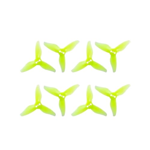 INSOGZRAF Universal Drone 2023 2x2,3 2-Zoll 3-Blatt CW CCW Propeller for Mit 1105-1108 Motor Remote FPV Zahnstocher(2023 1mm Green) von INSOGZRAF