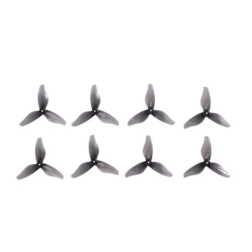 INSOGZRAF Universal Drone 2023 2x2,3 2-Zoll 3-Blatt CW CCW Propeller for Mit 1105-1108 Motor Remote FPV Zahnstocher(2023S 1.5mm Gray) von INSOGZRAF