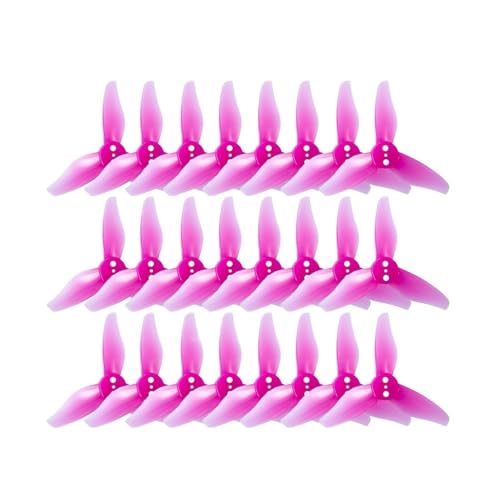 INSOGZRAF Universal Drone 2023 3 stück 2 Zoll 2023 2x2,3 Propeller 3 for 1105-1108 FPV(12PAIRS 1.0MM PINK) von INSOGZRAF