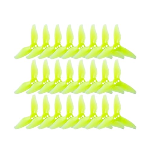 INSOGZRAF Universal Drone 2023 3 stück 2 Zoll 2023 2x2,3 Propeller 3 for 1105-1108 FPV(12PAIRS 1.0MM Yellow) von INSOGZRAF