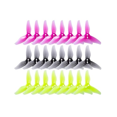 INSOGZRAF Universal Drone 2023 3 stück 2 Zoll 2023 2x2,3 Propeller 3 for 1105-1108 FPV(12PAIRS 1.5MM Yellow) von INSOGZRAF