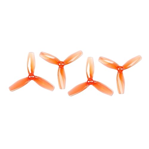 INSOGZRAF Universal Drone 3024 2609 3-Blatt Propeller for Mit F9A-B FPV 3-Zoll(2Pairs Orange 1.5MM) von INSOGZRAF