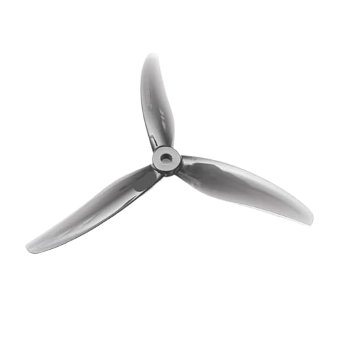 INSOGZRAF Universal Drone 4S 3-Blatt Propeller F4 F4S 4 5136 5,1x3,6 x3 PC for FPV Freestyle Fernbedienung(2Pairs Gray) von INSOGZRAF