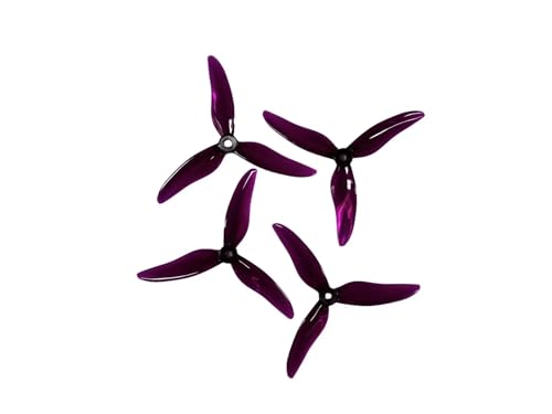 INSOGZRAF Universal Drone 51499 5-Zoll-3-Blatt-Propeller for RC-Drohne FPV 2207 2306(Transparent Purple) von INSOGZRAF