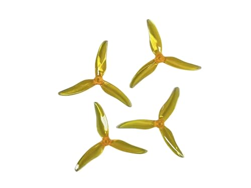 INSOGZRAF Universal Drone 51499 5-Zoll-3-Blatt-Propeller for RC-Drohne FPV 2207 2306(Transparent Yellow) von INSOGZRAF