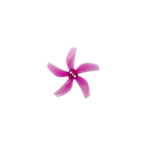 INSOGZRAF Universal Drone D51 2020 2x2x5 2-Zoll 50,3mm 5-Blatt PC Propeller 1,5mm for Mit RC FPV(4Pairs Pink) von INSOGZRAF