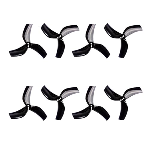 INSOGZRAF Universal Drone D63 Ducted 3-Blade Propeller mit 1,5 mm Loch for mit RC FPV(Black) von INSOGZRAF