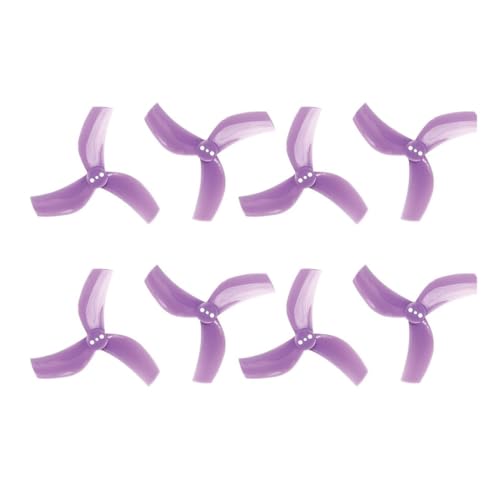 INSOGZRAF Universal Drone D63 Ducted 3-Blade Propeller mit 1,5 mm Loch for mit RC FPV(Lavender) von INSOGZRAF