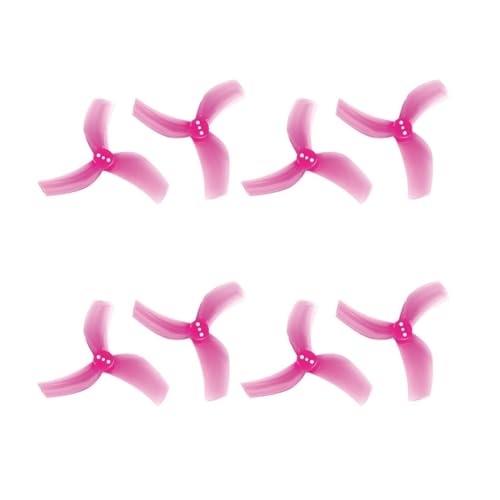 INSOGZRAF Universal Drone D63 Ducted 3-Blade Propeller mit 1,5 mm Loch for mit RC FPV(Pink) von INSOGZRAF