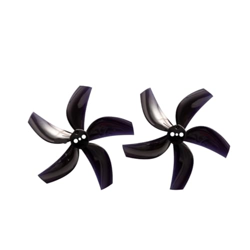 INSOGZRAF Universal Drone Propeller 2,5 Zoll 63mm Gefasst PC for C FPV Zubehör(4Pairs D63-5 Black) von INSOGZRAF