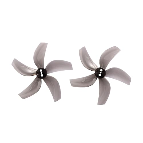 INSOGZRAF Universal Drone Propeller 2,5 Zoll 63mm Gefasst PC for C FPV Zubehör(4Pairs D63-5 Gray) von INSOGZRAF