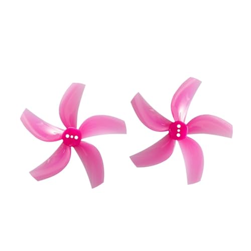 INSOGZRAF Universal Drone Propeller 2,5 Zoll 63mm Gefasst PC for C FPV Zubehör(4Pairs D63-5 Red) von INSOGZRAF