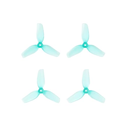 INSOGZRAF Universal Drone Propeller 2 Paar 31mm 1,0mm Welle for 0702 Remote Quadcopter(2pairs Cyan) von INSOGZRAF